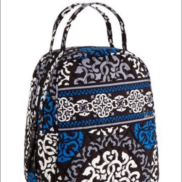 vera bradley lunch bag blue